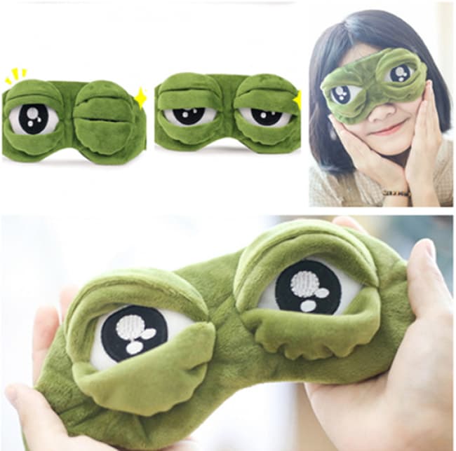 Pepe The Frog Super Soft Eye Blindfold Sleeping Mask | Toy Game Shop