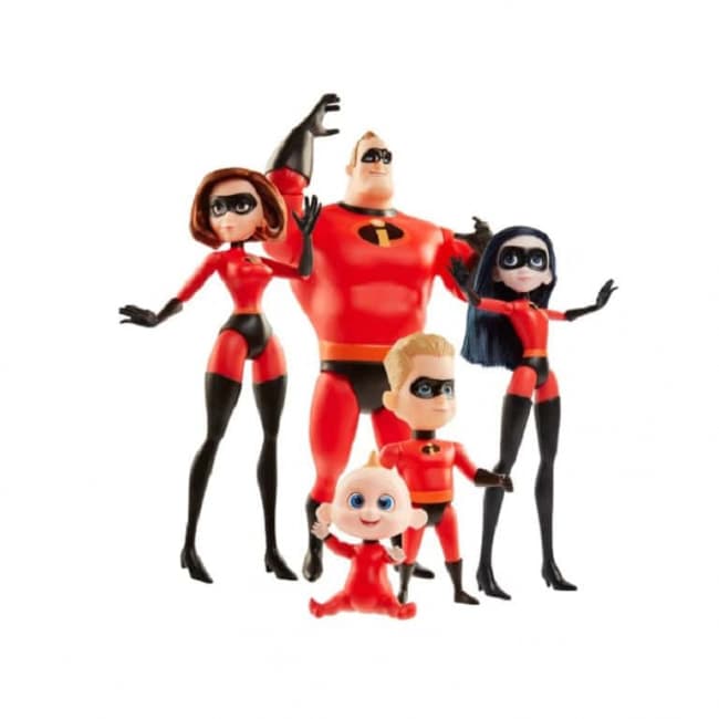 incredibles 2 deluxe figurine set
