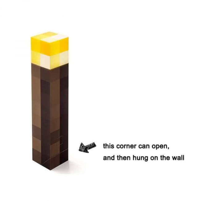 Minecraft Torch LED Minecraft Light Up Torch Flashlight Toy Game Shop