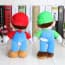 Giant Stuffed Luigi Plush Toy 40cm 16 inches | Toy Game Shop