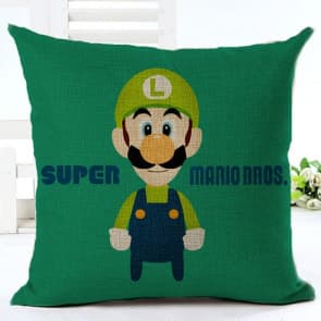 Super Mario 45x45cm Cushion – Luigi