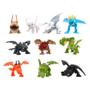 How to Train Your Dragon 10pcs Set 4cm PVC Action Figures