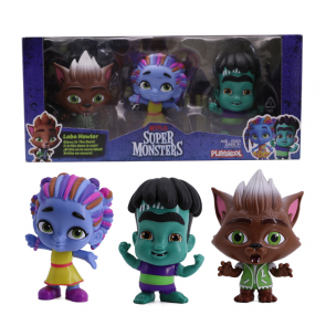 Netflix Super Monsters Set of 3 Collectible 4-inch Figures Monster Trio Set 1