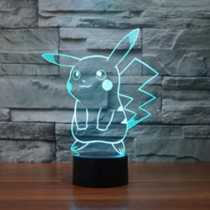 3D Pikachu LED Night Light USB Table Lamp