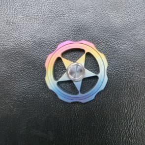 CNC Metal Round Star Fidget Spinner