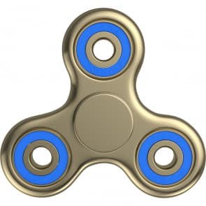Gold Blue 360 Spinner Helps Focusing Fidget Toy