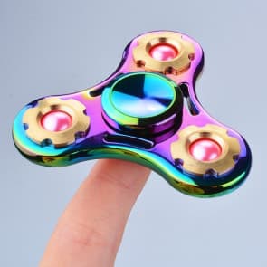 Purcii Tri-Spinner Stress Relief Toy Fidget Colorful Toys