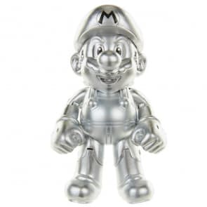 Silver Mario Action Figure 4 Inches