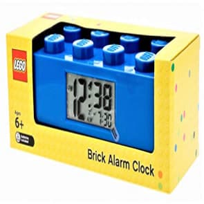 Lego Blue Brick Light Up Alarm Clock