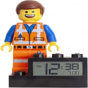 Lego Movie 2 Emmet Kids Minifigure Light Up Alarm Clock