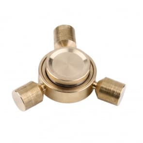 Solid Brass Finish Fidget Spinner