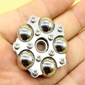 Solid Metal Screw Ball Bearing Fidget Spinner