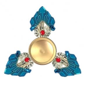 Chinese Crown Gold Blue Fidget Spinner