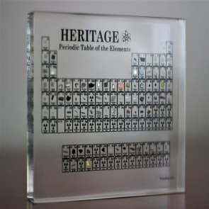 Heritage Periodic Table Display - Element Collection