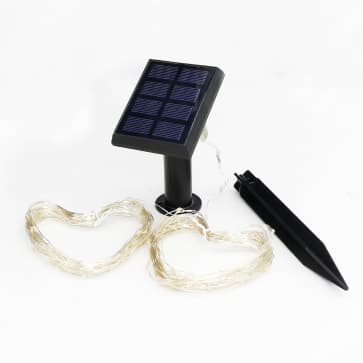 Pack of 120 LED Bendable Christmas Lights Solar Powered