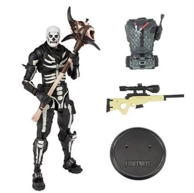 Mcfarlane Toys Fortnite Skull Trooper Premium Action Figure Toy Game Shop
